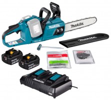 Makita DUC305PT2 BL LXT Chainsaw 36V (2 x 18V) with 2 x 5.0Ah Batteries & Twin Port Charger £379.95